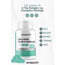 5 Tip Kolajen Tip 1, Tip 2, Tip 3, Tip 5 ,tip 10, ( Selenyum , C Vitamini ve Çinko ) 90 Tablet
