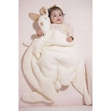 Sevimli Tavşancık Bebek Çocuk Battaniyesi Kışlık Peluş Welsoft Tavşan Battaniye