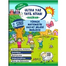 2.sınıf Ultra Yaz Tatil Kitabı (Karne Kabı Hediyeli)