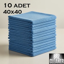 Brz Clean 10 Adet 40X40 Mikrofiber Temizlik Bezi