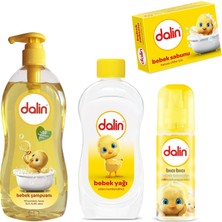 Dalin Bebek Bakım Seti / Şampuan - Yağ - Kolonya - Sabun