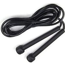 Bat Siyah Atlama İpi Standart Beden Fonksiyonel Kullanım İçin Dayanıklı Materyal