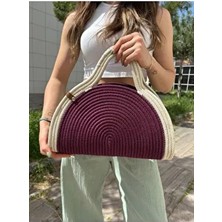 MaVaux Mia Jüt Clutch Çanta Şık Görünüm ve Organik Özellikler ile Plaj İçin Tasarlandı