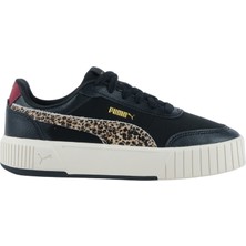 Puma Kadın Carina Mia Animal Flair Sneakers Düz Taban Tekstil Malzeme ile Hafif ve Esnek Tasarım