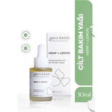 Gewn Kirish Cilt Bakım Yağı Hemp & Lemon 30 ml  Kolay Kullanım ile Tüm Cilt Tiplerine Uygun