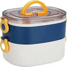Çelik Beslenme Kutusu Lunch Box Paslanmaz BL50251-2 (Karışık Renk 1 Adet)