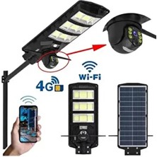 Solar Kamera Güneş Panelli Sokak Lambası ve Sim Kartlı Ptz Kamera