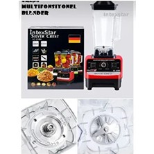 Home Crest Profesiyonel 6000 Watt 2,5 Litre Kırmızı Belender 4 Bıçaklı Plastik Hazneli Buz Kırıcı