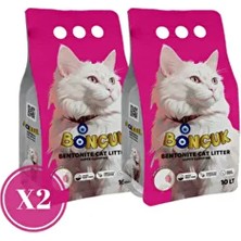 Bebek Pudrası Kokulu 10L x 2 Kedi Kumu