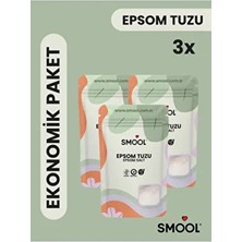 Epsom Tuzu X3 (1000 Grx3) , Ingiliz Tuzu, Magnezyum Sülfat, Katkısız, Doğal 3 kg