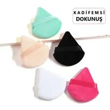 Vi Caro 4 Adet Yıkanabilir Puff Sünger Krem Renkli Pudra Fondöten Uygulama Aparatı Yumuşak Dokulu