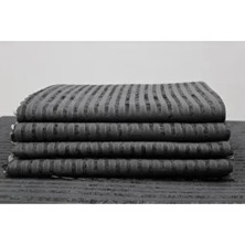 FavoriTeks Süngerli Kadife Koltuk Çekyat Kanepe Örtüsü Çizgili Desen ile Modern Görünüm