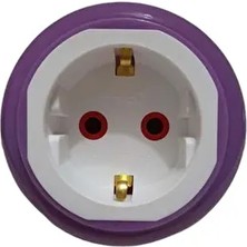 Fetih Gece Lambası Prizli LED Anahtarlı 99-04 Mor