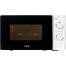 Mabel Vestel Md-20 Ymb Mikrodalga Fırın 20 lt 700 W Beyaz Renkli Buz Çözme Fonksiyonu ile