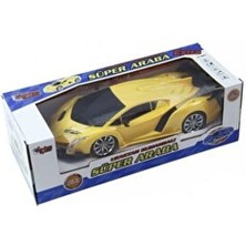 Uzaktan Kumandalı Full Fonksiyon Şarjlı Işıklı 25 cm Süper Araba VR-699-218A - Sarı