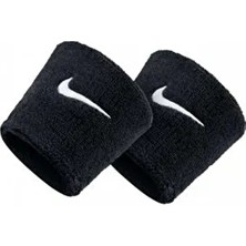 Swoosh Wristbands Havlu El Bilekliği Siyah Renk