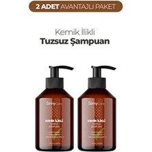 SimyCare 2'li Tuzsuz Kemik İlikli Saç Şampuanı 500 ml Sülfatsız Formül ile Saç Dökülmesine Karşı