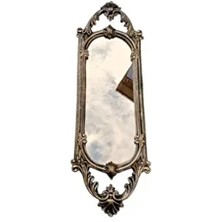 Peramari Dekoratif Tekli Niş Ayna Polyester Gold Eskitme Dikdörtgen Şekilde