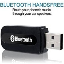 3.5 Jack USB Bluetooth Müzik Çevirici Alıcı Evrensel Uyumluluk ve Kolay Tak Çalıştır Özelliği
