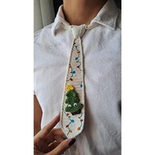 Çam Ağacı Yeni Yıl Noel Özel El Örgüsü - Amigurumi Yılbaşı Temalı Örgü Kravat Unisex