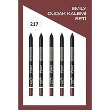 Emily Long Lasting Lip Pencil No: 217 - Dudak Kalemi X5