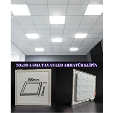 Asma Tavan LED Panel Işyeri, Ofis, Ev, Banyo Için Uygun 30X30 LED Klipin Panel