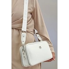 Justpolo Orijinal  Kutu Model 2 Bölmeli El ve Omuz Çantası