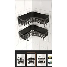 Füme Yapışkanlı Duş Banyo Mutfak Köşesi Sabunluğu.1 Adet