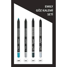 Golden Rose Emily 4'lü Göz Kalemi Seti NO:109-111-114-123 Suya Dayanıklı Mat Görünüm ve Yumuşak Uç
