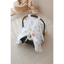 Müslin Puset Örtüsü / Bebek Arabası Örtüsü %100 Pamuk - Leo