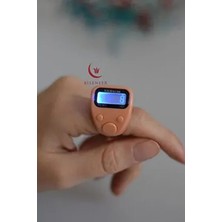 Bilenler Bej Renkli Mini Işıklı Zikirmatik Pratik Kullanım ve LED Işıklı Tasarım ile Konforlu Deneyim