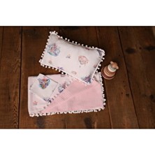 Müslin Battaniye ve Pike Battaniye %100 Doğal Pamuk 100*100 Battaniye 40*30 Bebek Yastık Kılıfı