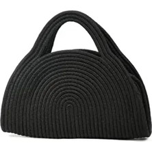 MaVaux Mia Hasır Jüt Clutch Çanta Organik Malzeme ile Plaj Tekstili Koleksiyonu