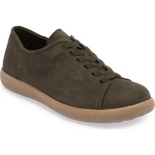 Tergan  Yeşil Hakiki Nubuk Deri Erkek Sneaker - E24I1AY56824-G98