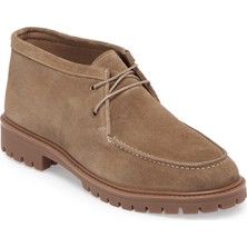 Tergan Vizon Hakiki Süet Deri Erkek Casual Bot - E24K1BT57006-A84