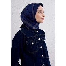Armine Geometrik Desenli Saf Ipek Twill Eşarp 9418D 51