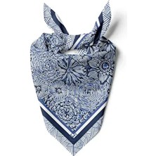 Indıgo Bloom Desen Bandana/fular
