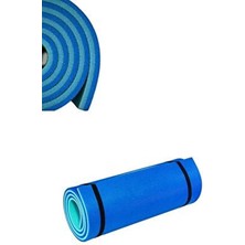 Pilates Minderi Yoga Mat Fitness Egzersiz Minderi Turkuaz & Mavi