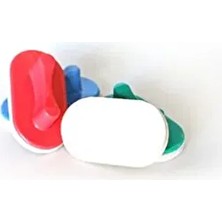 Cengo Renkli Tebeşir Tahta Silgisi 4 Parça Farklı Renk ve Ölçülerle Kullanıma Uygun