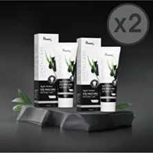 Homm Bitkisel Homm Beyazlatıcı Bitkisel Siyah Karbon Diş Macunu 2 Adet Doğal Parlaklık İçin Etkili