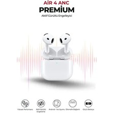 Omaze Air 4 Anc Premium Kablosuz Bluetooth Kulaklık Gürültü Engelleyici Dokunmatik Kontrol Özelliği