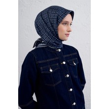 Armine Monogram Desenli Saf Ipek Twill Eşarp 9440D 53