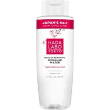 Hada Labo Tokyo 400 ml Yüz Göz Dudak Makyaj Temizleme Suyu Tüm Cilt Tiplerine Uygun Parfüm İçermeyen