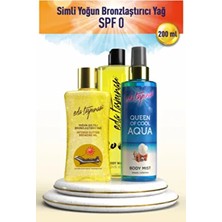 Yoğun Işıltılı Bronzlaştırıcı Yağ Spf0 200ML -Aqua Body Mist&coco Duşjel