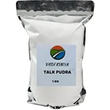 Vadi Kimya Talk Pudrası 1 kg Beyaz Renkli Güvenli Kırtasiye Ürünü Doğal Mineral