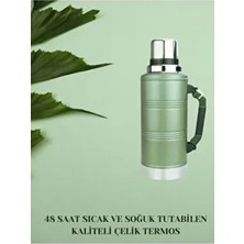 2.2lt 48 Saat Sıcaklık Garantili Vakumlu Paslanmaz Çelik Termos