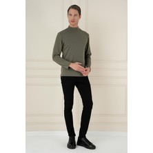 Ts 894 Slim Fit Haki Spor T-Shirt