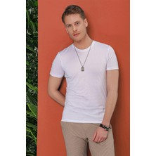 Ts 846 Beyaz Spor T-Shirt