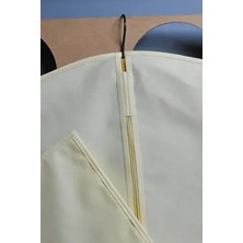 Taalu Gelinlik, Abiye Elbise Kılıfı 62X160 cm Beyaz Tela Açılabilir Özellikli Gamboç