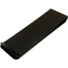 Metal Kağıt Para Tokası Kart Tutucu Klips Cüzdan Ataş Siyah 70 mm x 20 mm
